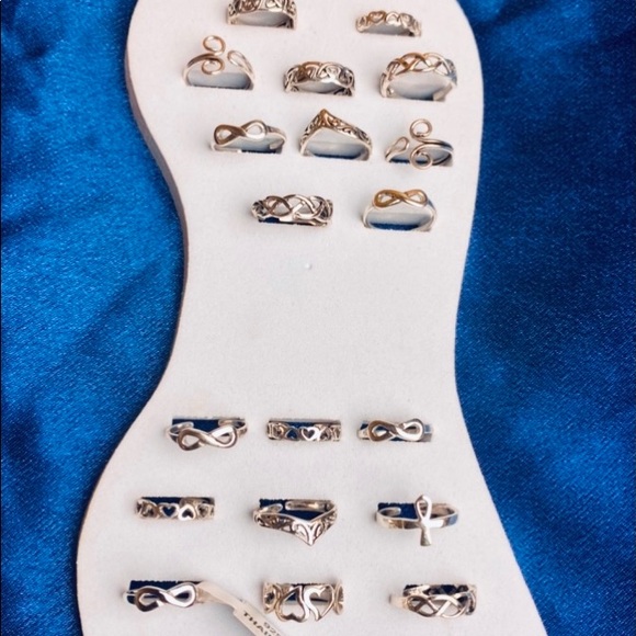 Sterling Silver Toe- Rings - Picture 4 of 5